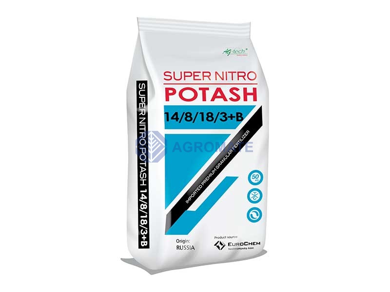 Super Nitro Potash (SNP)<br />
14-8-18-3+B